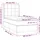 vidaXL Boxspringbett 100 x 200 cm Schwarz