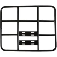 Fahrradkorb hinten, Verstellbarer Gepäckträger for Fahrradrahmen und vorne/hinten/Lastenbereich for Lieferdienste(A)