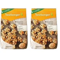 Seeberger Walnusskerne: Walnüsse ohne Schale - reich an Omega-3-Fettsäuren - ideal als gesunde Zwischenmahlzeit - ohne Zusatzstoffe, vegan (1 x 500 g) (Packung mit 2)