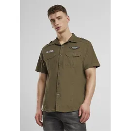 Brandit Textil Luis Vintage Kurzarmhemd Olive L