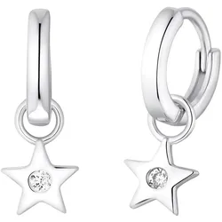 Kinder Kreolen mit Stern Anhänger - s.Oliver Jewelry Modell: 2035517