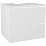 moebel17 Waschbeckenunterschrank Hängend Carmita Weiß