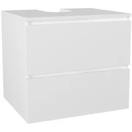 moebel17 Waschbeckenunterschrank Hängend Carmita Weiß
