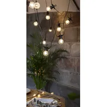 Star Trading LED-Lichterkette Filament 9 m Schwarz