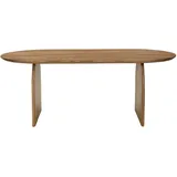 SIT Möbel SIT Esstisch ACACIA WAVE (1 St.), mit ausgeprägter Maserung, beige