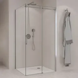 Sturotec 3070 Seitenwand 100 x 200 cm mit Nano-Beschichtung, Duschkabinen, chromoptik