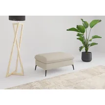 sit&more Polsterhocker SIT & MORE "Emely", beige (creme), B:104cm H:47cm T:69cm, 95%Polyester, 5% Polyamid, Hocker, Polsterhocker, mit praktischen Stauraum