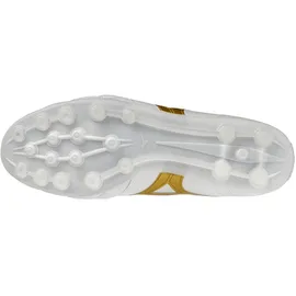 Mizuno Morelia Ii Pro Ag Herren Weiß/Football Gold/Galaxy Silver 40