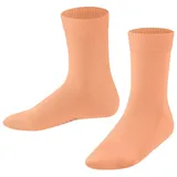 Falke Unisex kinder Socken Family K So nachhaltige Baumwolle einfarbig 1 Paar, Orange Peach 8766, 35-38 - 35-38