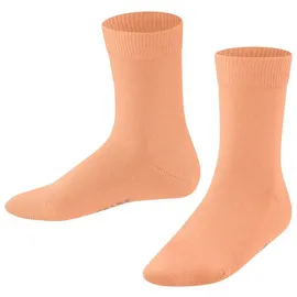 Falke Unisex kinder Socken Family K So nachhaltige Baumwolle einfarbig 1 Paar, Orange Peach 8766, 35-38 - 35-38