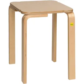 Erzi Hocker Holz 30 x 48 x 30 cm Braun