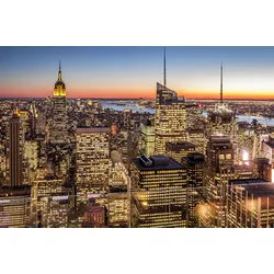 Fototapete PAPERMOON "New York", bunt, B:4,50m L:2,80m, Vlies, Tapeten