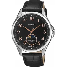 Casio MTP-M110L-1AVER Herren-Armbanduhr Edelstahl Mondphase