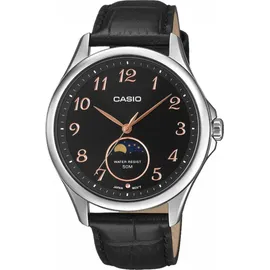 Casio MTP-M110L-1AVER Herren-Armbanduhr Edelstahl Mondphase