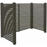 Plus Mülltonnenverkleidung Tokyo 197 x 100 x 148 cm grau