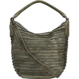 Freds Bruder Riffeltier Beuteltasche Leder Olive Green