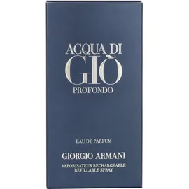 Giorgio Armani Acqua di Giò Profondo Eau de Parfum 30 ml refillable