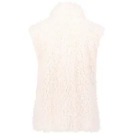 Betty & Co Kunstfell-Weste mit Stehkragen in cream | 42