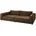 KAWOLA Big Sofa RAINA Leder braun - Braun