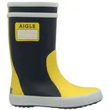 Aigle Aigle Lolly Pop Label Gummistiefel Outdoor Blau Gelb Gummistiefel 27 EU