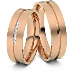 Trauringe Oberhausen 333er Rotgold - 9736