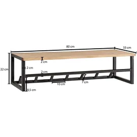 Wohnling Wandgarderobe WL6.353 Akazie