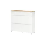 VOSS MÖBEL SORRENT 120 x 108 x 31 cm weiß / 1 Schublade