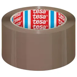TESA Packband, braun, 50mmx66m, (6 Stück)