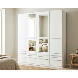 Priess Wäscheschrank Barcelona 185 x 193 x 54 cm Weiß