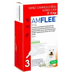 Amflee 67 mg Lösung zum Auftropfen für kleine Hunde