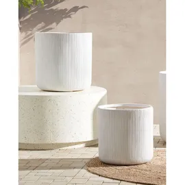 Beliani Oreoi 45 x 45 x 45 cm Weiß