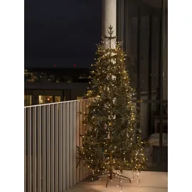 Konstsmide LED Baummantel mit Ring Ø 17, 10 m, bernsteinfarben