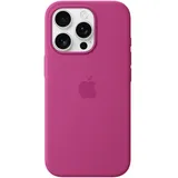 Apple Silikon Case mit MagSafe für iPhone 16 Pro fuchsia