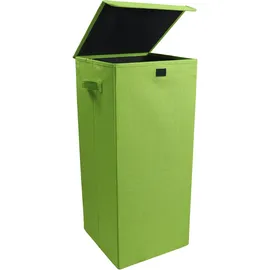 VCM Faltbox Wäschekorb Wäschebox Stoffbox mit Deckel Dreso L 1-tlg. grün