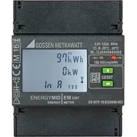 Gossen Metrawatt U2387-V022 Drehstromzähler mit Wandleranschluss digital MID-konform: Ja