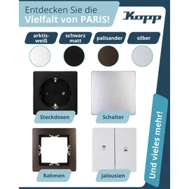 Kopp Schuko-Steckdose Paris Weiß 6 St.