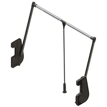 SO-Tech SO-TECH® - Kleiderlift mit Teleskop-Breitenverstellung 850 - 1150 mm Tragkraft 15 kg Chrom / anthrazit