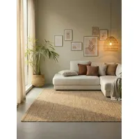 HANSE HOME "Jaipur Juteteppich, als Läufer und in Rund", beige (naturgold), B:60cm H:10mm L:90cm, Jute, Teppiche, Teppich, 100% Naturfaser, Wohnzimmer, Esszimmer, Schlafzimmer, GRS