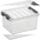 SUNWARE Q-line Aufbewahrungsbox 20 x 15 x 10,5 cm 2-tlg. transparent