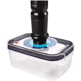 Bosch Frischhaltedose rechteckig schwarz/blau/transparent 2 x 1,2 l