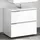 Evineo Waschbeckenunterschrank ineo4 2 Auszüge 60 x 58 x 39,7 cm Weiß