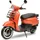 Burnout Motorroller Retro Luna 50ccm 45 kmh Moped Scooter