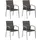 SonnenPartner Sierra Stapelstuhl 57 x 60 x 87 cm grau 4 St.