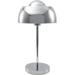 Tischlampe silber 44 cm rund SENETTE