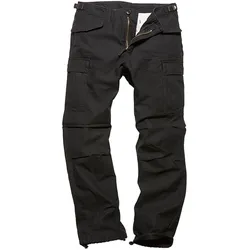 Vintage Industries M65 Heavy Satin Hose, schwarz, Größe 2XL für Männer