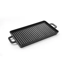 HENDI Litte Chef Grillplatte 32 x 16 cm schwarz