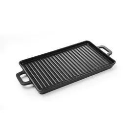 HENDI Litte Chef Grillplatte 32 x 16 cm schwarz