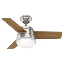 Hunter Fans Finley 91 cm Deckenventilator Silber
