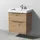 Sanipa „3way“ Waschtischunterbau zu Villeroy & Boch Subway 2.0 Waschtisch mit 2 Auszügen, Eiche Natura UM61285
