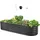 Vevor Hochbeet aus Metall 1190 x 595 x 42 cm Dunkelgrau